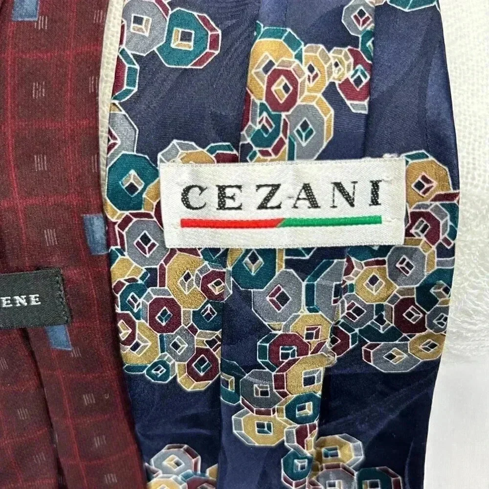 Geoffrey Beene, Tommy Hilfiger, Cezani Silk Ties-Set of 3